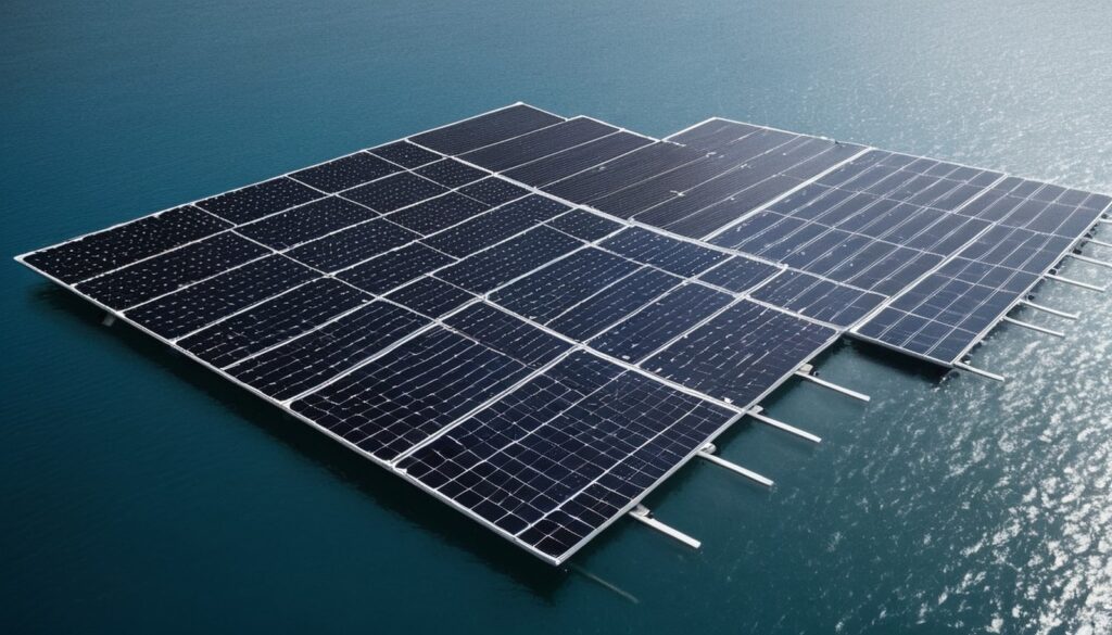 pływające panele solarne